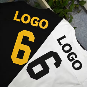 T-shirt in cotone a maniche lunghe girocollo oversize con stampa numero <span class=keywords><strong>66</strong></span>, nuovo stile 2026, stile celebrità, in saldo - Product Image 3