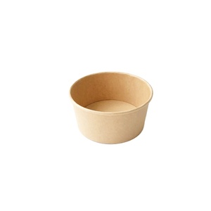High quality 32 oz kraft paper bowl disposable paper lunch box takeaway