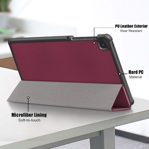 NET-CAS Personnalisable Magnétique Flip Cas de Couverture Pour Samsung <span class=keywords><strong>Galaxy</strong></span> <span class=keywords><strong>Tab</strong></span> <span class=keywords><strong>A7</strong></span> lite 8.7 pouces SM-T220 T225 Trifold Stand Tablet Shell - Product Image 6