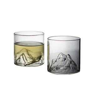 OEM <strong>Service</strong> 200ml Mountain Shape Inside <strong>Whisky</strong> Glass - Product Image 1