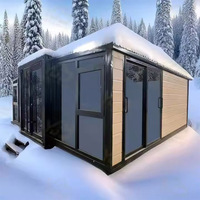 Maisons conteneurs extensibles de haute qualité européenne avec panneaux sandwich, design modulaire pour usage extérieur, installation rapide, design moderne