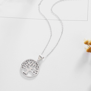POLIVA Colgante de árbol de la vida de joyería de plata esterlina 925 de moda blanca - Product Image 6