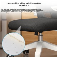 Chaises de bureau en maille en gros, chaises d'étude pour étudiants, chaises de bureau ergonomiques réglables avec accoudoirs