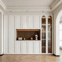 Aparador Nórdico de Madera Contrachapada con Cajones Multifuncionales, Ecológico, de Gran Capacidad, con Estantes Ajustables y Almacenamiento Personalizado