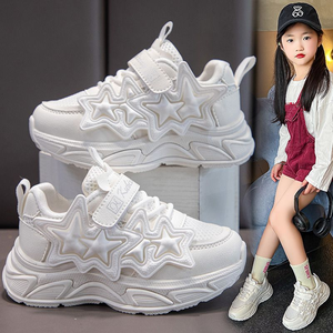 Zapatos para Niñas, Nuevos Zapatos Deportivos de Malla para Estudiantes, Zapatillas Deportivas con Estrellas para Niñas Pequeñas, Zapatos Casuales Deportivos para Niños - Product Image 2