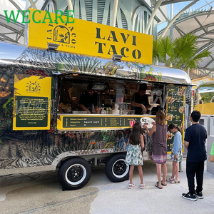 <span class=keywords><strong>WECARE</strong></span> Entièrement Équipé Fast Food Restaurant Remorque Nouvelle Cuisine Mobile pour Crème Glacée Café Pizza avec Tout le Matériel de Cuisine - Product Image 4