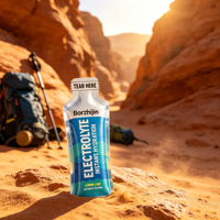Borzhijin Single Serve Vloeibare Elektrolyten Sachet Klaar om te Drinken Suiker Vrij Sportvoeding Hydratatie Draagbaar OEM