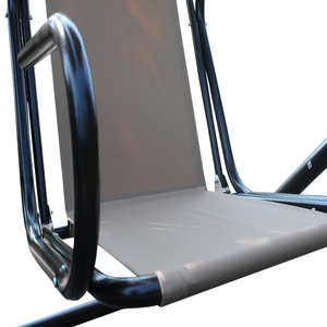Double Hanging 2 Seater Outdoor Furniture with Metal Stand - Product Image 4