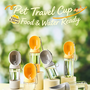 Portable <b>Dog</b> Water <b>Bottle</b> Cup - Foldable Outdoor Pet <b>Drinking</b> Dispenser - Product Image 4