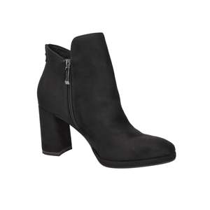 Stivaletti da Donna Tamaris 1-25362-45 in Camoscio Nero con Tacco - Product Image 6