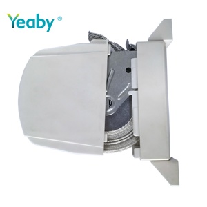 Nhôm cán màn trập cửa và cửa sổ phụ kiện, Con lăn màn trập hộp, có thể mở ra nắp 14mm x 5m dệt băng trắng dây đeo coiler. - Product Image 4