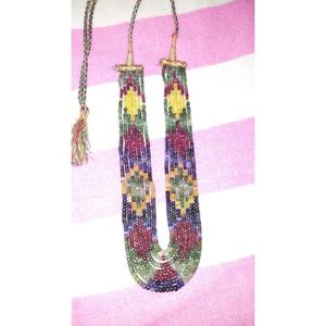 Collier artisanal de haute qualité en saphirs multicolores facettés ronds de 3 mm à 4,5 mm, 7 brins, pour la fabrication de bijoux, M.Y.GEMS, tiers - Product Image 2