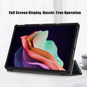 Nouvel aimant mince à trois volets Folio support tablette étui en cuir pour <span class=keywords><strong>Lenovo</strong></span> Tab <span class=keywords><strong>P11</strong></span> <span class=keywords><strong>2nd</strong></span> <span class=keywords><strong>Gen</strong></span> 11.5 TB-350 - Product Image 2
