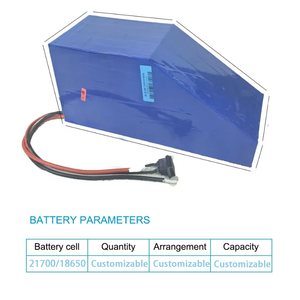 베스트셀러 72V 40Ah/50Ah 고용량 삼각형 배터리 팩, BMS 및 블루투스 기능 탑재, 전기 자전거에 적합 - Product Image 4