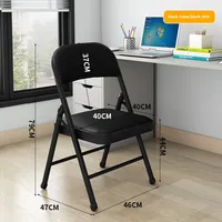 Chaise pliante en maille usage domestique dortoir confortable moderne hauteur réglable tabouret portable dossier