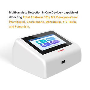Testapparatuur CE-gecertificeerd Aflatoxinemeter Mycotoxinetester Immunofluorescentie Kwantitatieve Analysator voor ter plaatse analyse - Product Image 3