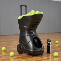 Machine de service de tennis télécommandée à faible bruit et modes de rotation multiples pour l'entraînement des étudiants en académie de tennis