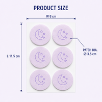 Patch de Sommeil Personnalisable à la Lavande, Aide Naturelle aux Herbes pour le Sommeil, Autocollant d'Aromathérapie pour le Jet Lag, Soulagement du Stress, Endormissement Plus Rapide pour Adultes