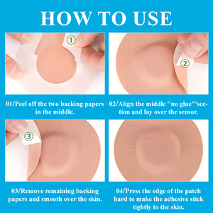 Высококачественный клейкий пластырь BM Brand для CGM-систем, длительного действия (10-14 дней), 97% хлопок + 3% спандекс, для инфузионных систем Freetype Libre Sport - Product Image 5