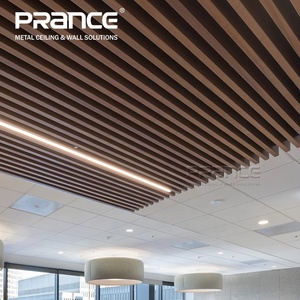 Thiết Kế Trần Nghệ Thuật Hiện Đại Kim Loại Ống Vuông Hệ Thống Trần - Product Image 2