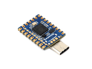 Waveshare RP2350-Zero-CM Mini Placa de Desarrollo de Doble Núcleo y Doble Arquitectura con Puerto Tipo-C Macho Integrado, Módulo Castellated K469 - Product Image 3
