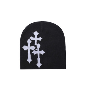 Chapeau Jacquard Hip Hop <span class=keywords><strong>Homme</strong></span> et Femme, Broderie 3D Tricotée, Style Urbain, Mode <span class=keywords><strong>Hiver</strong></span>, Chapeau Anti-froid - Product Image 6