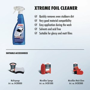 Nettoyant pour film et film adhésif Xtreme Great Quality, 750 ml, nettoyage doux mais efficace pour les films adhésifs pour voitures. - Product Image 2