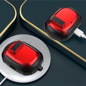 Funda protectora para auriculares <span class=keywords><strong>Beats</strong></span> <span class=keywords><strong>Studio</strong></span> <span class=keywords><strong>Buds</strong></span> 2021, a prueba de golpes, con gancho para llavero - Product Image 4