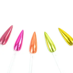 YAYANG vendita calda specchio fluorescente pigmento per Nail Art decorazione del chiodo