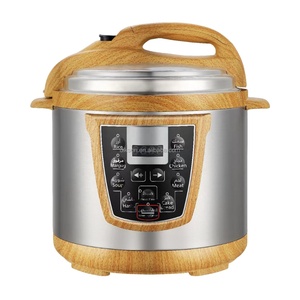 Nồi áp suất điện 10 lít 1600W bằng gỗ in không dính thông minh đa chức năng nồi áp suất điện - Product Image 1