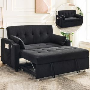 Sofá <span class=keywords><strong>Cama</strong></span>, Futón, Sofás <span class=keywords><strong>Cama</strong></span> con <span class=keywords><strong>Cama</strong></span> Extraíble, Sofá <span class=keywords><strong>Cama</strong></span> Convertible con USB para Espacios Pequeños - Product Image 2