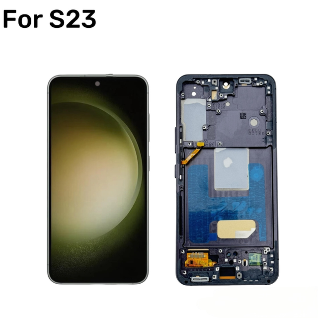 Replacement Lcd Screen for S23 Original Mobile Phone Screen Repair Accessory  Full Screen Assembly