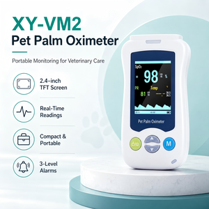 Pulsossimetro Veterinario con Monitoraggio in Tempo Reale della Forma d'Onda, Misuratore Digitale di Ossigeno nel Sangue e Temperatura Corporea per Ospedali Veterinari - Product Image 4