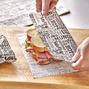 Greaseproof <b>Paper</b> for Fast Food Food Grade Disposable <b>Wrapping</b> <b>Paper</b> for <b>Burger</b> Fries Takeaway - Product Image 6