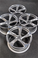Jantes de voiture de tourisme en aluminium Mingyue Flow Forming Black Machine Face pour Audi Q5 Q5L Q7 Q8 RSQ3 ABT 17 18 19 20 21 pouces 5X112