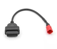 Cable Adaptador OBD 2 Hembra a 6 Pines, 16 Pines para Motocicletas Honda con 1 Año de Garantía, Lector de Códigos