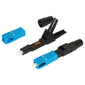 ตัวเชื่อมต่อไฟเบอร์ออปติกแบบฝัง Ftth ชนิด SC/APC สีเขียว ทำจากพลาสติก - Product Image 4
