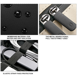 Travel Universal <strong>Cable</strong> Cord Organizer <strong>Bag</strong> Electronics Accessories Charger <strong>Bag</strong> - Product Image 4