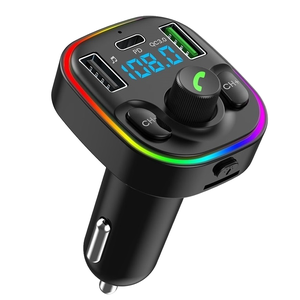 Transmisor FM para Auto Portátil X8 BT5.0 con Doble Puerto USB, Cargador Rápido, Compatible con MP3, Llamadas Manos Libres y Tarjeta TF, 1 Año de Garantía - Product Image 1