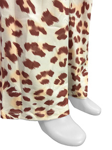Spring Women <strong>Leopard</strong> Printed Hoodie and Flare Long Pants Lady Casual 2 Piece Pant Set - Product Image 4