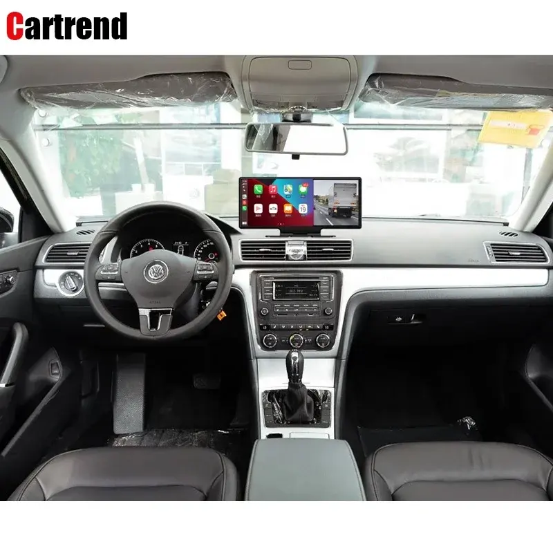 10,26 "IPS portátil Car Play Monitor inalámbrico CarPlay pantalla inalámbrica Android Auto Car Display Universal Multimedia Car Stereo