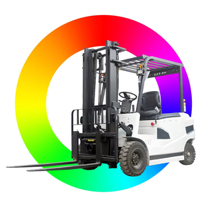 Spedizione gratuita 2-ton carrello elevatore elettrico trasporto merci corsia stretta magazzino logistica - Product Image 5