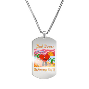 कुत्ते के टैग नेकलेस कस्टमाइज्ड डॉग टैग स्टेनलेस स्टील - Product Image 6