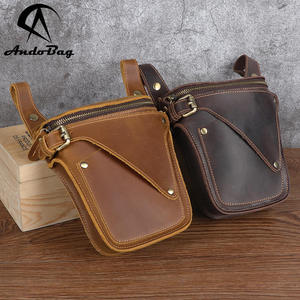 กระเป๋าคาดเอวหนังแท้สไตล์วินเทจ AndoBag รุ่น Crazy Horse สำหรับผู้ชาย กระเป๋าสะพายข้างอเนกประสงค์สำหรับขี่มอเตอร์ไซค์ ใส่โทรศัพท์ได้ รุ่น 3180 - Product Image 2