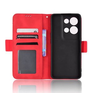 เคสหนังกระเป๋าสตางค์แบบพับมีช่องใส่บัตรหลายช่องลายวัวสำหรับ <span class=keywords><strong>OPPO</strong></span> <span class=keywords><strong>Reno8</strong></span> <span class=keywords><strong>Pro</strong></span> <span class=keywords><strong>PLUS</strong></span> 5g - Product Image 4