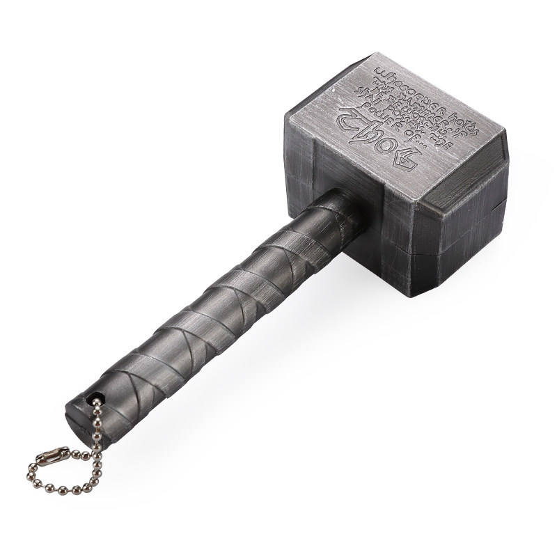 Thor's Hammer Bottle Opener Silver [No Magnets]