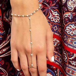 Nueva Cadena de Mano para Mujer, Cadena de Mano de Metal Exquisita con Diseño de Eslabones Únicos, Gran Venta - Product Image 1