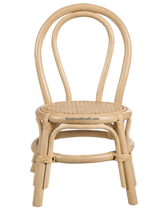 Chaise pour enfants en rotin fait à la main rustique pour pépinière, école et événements | Meubles pour enfants tissés écologiques pour la fête d'anniversaire - Product Image 3