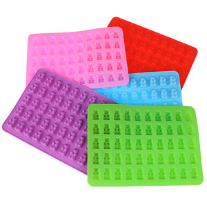 Moule à Gâteau en Silicone pour Bonbons Doux, Grille de Glace en Chocolat pour <span class=keywords><strong>Cuisine</strong></span>, Animal Mignon, Nouveau, Série 50 Petit Ours - Product Image 3