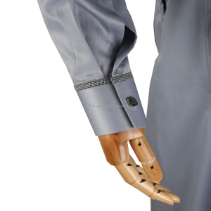 Vestido árabe musulmán con puño de verano Kaftan Jubah Abaya Jalabya étnico <span class=keywords><strong>Alharamain</strong></span> Lelaki Thobe Kandora ropa islámica para hombre - Product Image 6